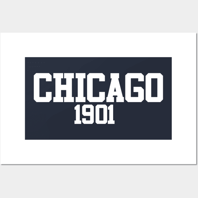 Chicago 1901 (variant) Wall Art by GloopTrekker